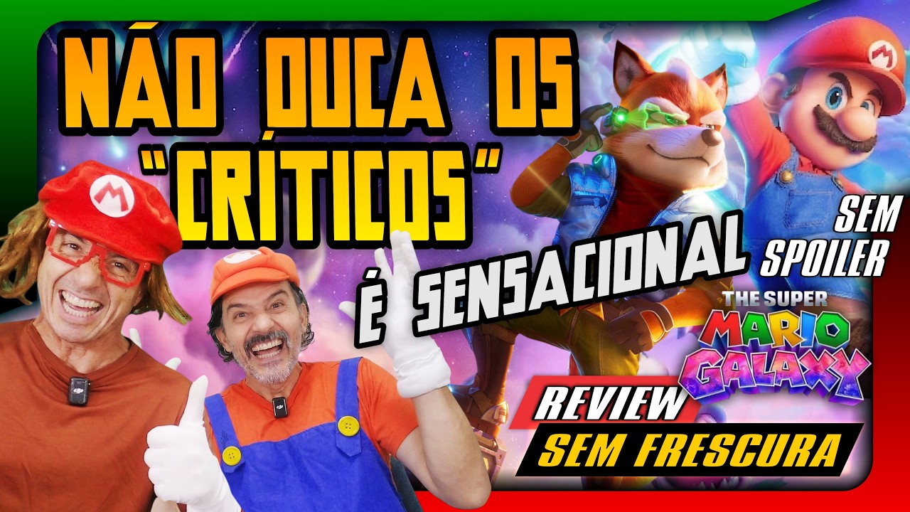 O FILME DO MARIO GALAXY É SENSACIONAL! 🍄✨ REVIEW SEM FRESCURA CALANDO OS CRÍTICOS #supermariogalaxy