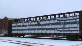 preview picture of video 'Union Pacific 6868-Meacham, OR-March 20, 2012'