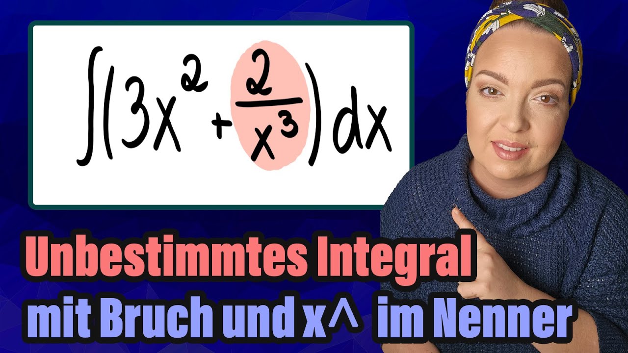Unbestimmtes Integral mit Brüchen mit x im Nenner 2