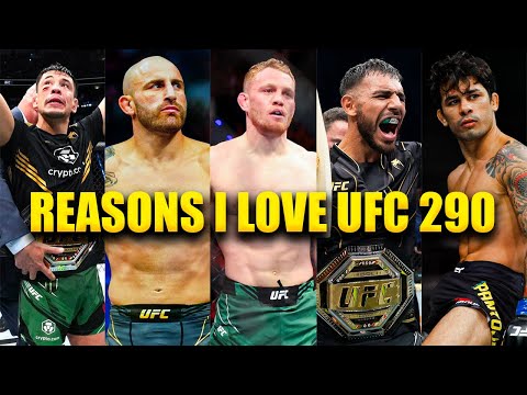 Top 3 Reasons I Love UFC 290 Alexander Volkanovski vs Yair Rodriguez