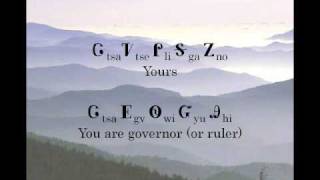 One Drop of Blood (Lyrics in the Cherokee Language)