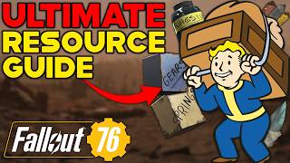 The BEST PLACE To Get EACH RESOURCE In FALLOUT 76