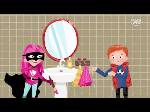 Super Heroes, Klasa 1, unit 2, lesson 4, Wash your hands.