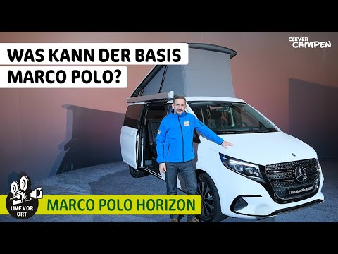 Premiere of the Mercedes Marco Polo Horizon - What does the V-Class entry-level camper have to of...