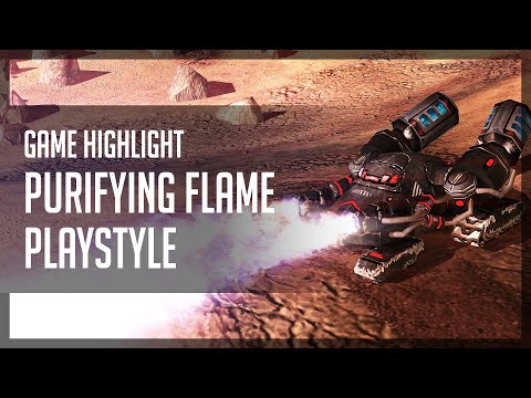 [C&C3: Kane's Wrath] Game Highlight - Purifying Flame Playstyle (Featuring Green_ZERO)