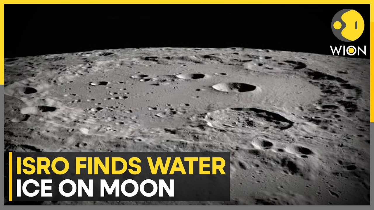 ISRO Detects Water on Moon: Ice Found at South Pole | WION