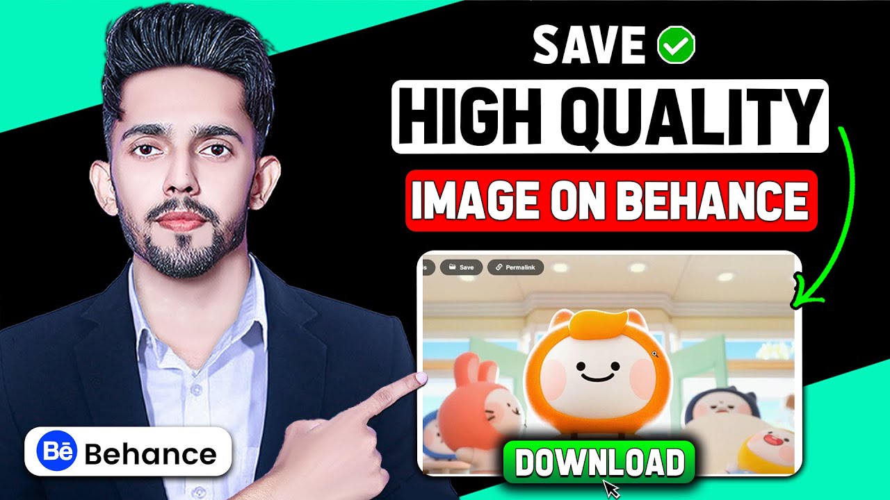 How to Download or Save Image from Behance (in High Quality) (2025 New Method)