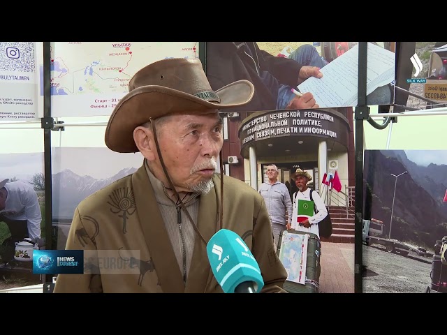 Kazakh traveler embarks on foot journey across Europe