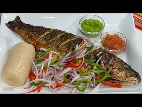 Extra Juicy & Tasty Oven Grilled Fish | How To Grill Whole Fish In The Oven Ready In Minutes #fish
