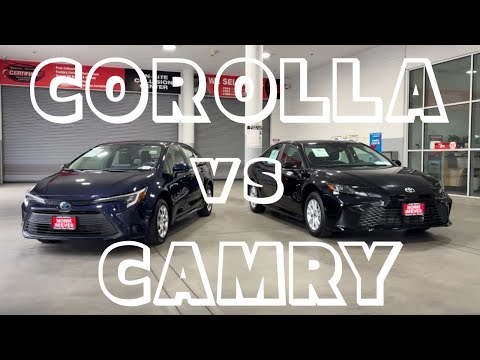 Toyota Camry Hybrid vs. Corolla Hybrid 2025