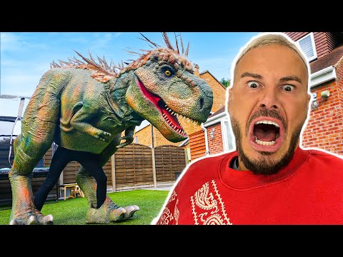 HIRING A $50,000 DINOSAUR TO PRANK BILLY 😱🤣