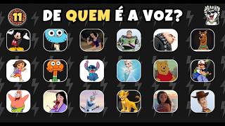 ADIVINHE A VOZ DO PERSONAGEM PELA FRASE!⚡🐺
