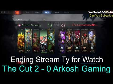 Arkosh Gaming VS The Cut Game 2 Dota Pro Circuit 2021 North America Lower Division