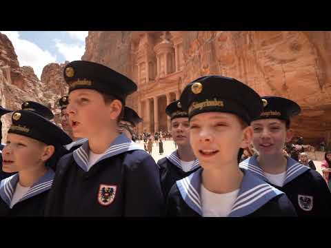 Vienna Boys' Choir singing "Ode to Joy" in Petra (Jordan) for Europe Day 2022