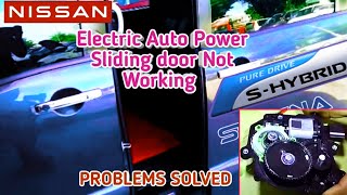 Electric automatic sliding door not working Problem solved! How to repair sliding door Nissan Serena