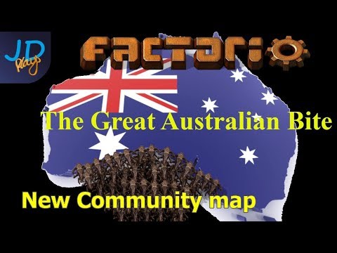 Factorio - The Great Australian Bite - New Community map