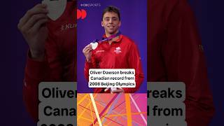 Oliver Dawson now holds Canadian records in the men's 50m, 100m and 200m breaststroke events????