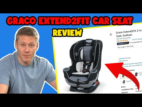Graco Extend2Fit Convertible Car Seat, Rear and Forward Facing Car Seat with Adjustable Extension Panel for Extra Legroom, Great Gift for Baby Shower or Baby Registry, Redmond video review thumbnail