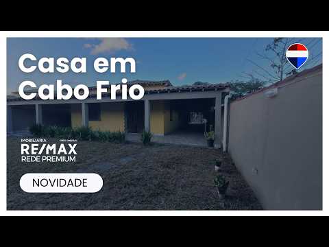 Casa à venda em Cabo Frio | 4 quartos | Jardim Peró | Espaço gourmet | Amplo terreno