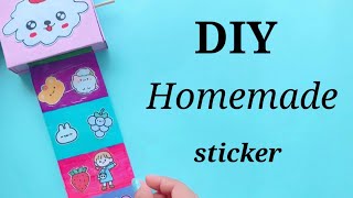 How to Make Your Own Stickers/ DIY paper Sticker /