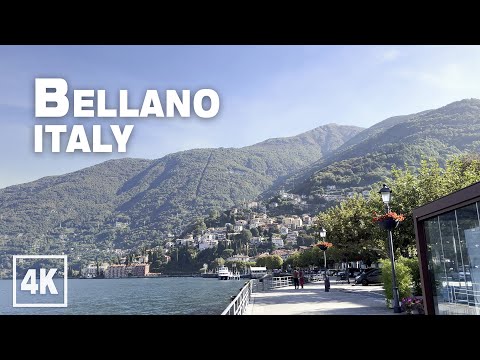 Bellano Village Lake Como ITALY • 4K 60 fps HDR ASMR