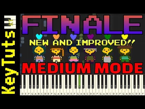 NEW AND IMPROVED - Learn to Play Finale from Undertale - Medium Mode