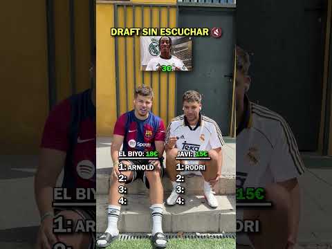 Draft de equipos sin escuchar 😈