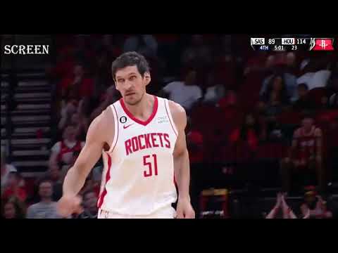 Boban Marjanovic First Point For Houston Rockets Spurs vs Rockets HIGHLIGHTS