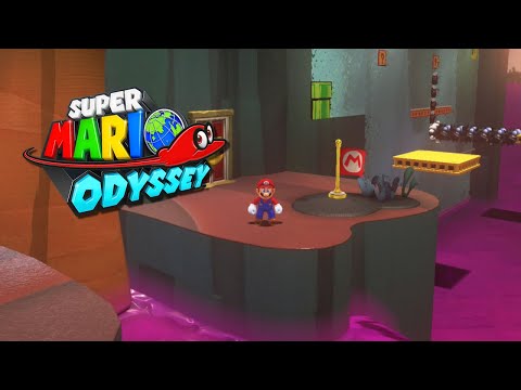 Super Mario Odyssey - Lost Kingdom - Avoiding Fuzzies Inside the Wall - 177/880