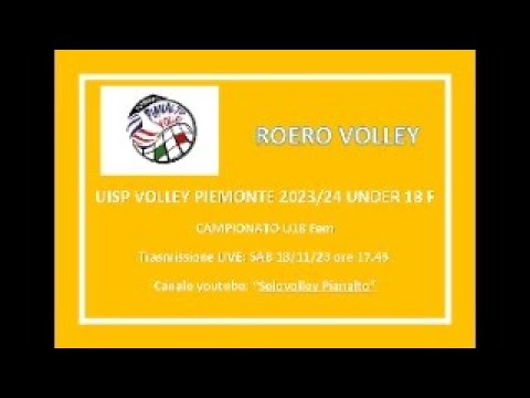 PIANALTO U18F - ROERO VOLLEY _ UISP VOLLEY PIEMONTE_ CAMPIONATO 2023/24 UNDER 18 FEMMINILE