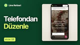 Web Sitesini Telefondan Düzenleme (Yapay Zekâ ile) | Lime Rehberi #17