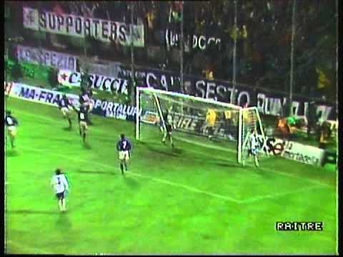 1989 November 22 Fiorentina Italy 1 Dinamo Kiev USSR 0 UEFA Cup