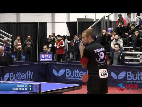 Men's Singles SF: Han Xiao vs. Chance Friend - 2011 US Table Tennis Championships