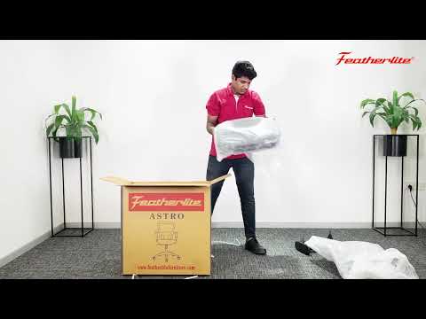 Fabric mid back featherlite astro mb office chair, adjustabl...