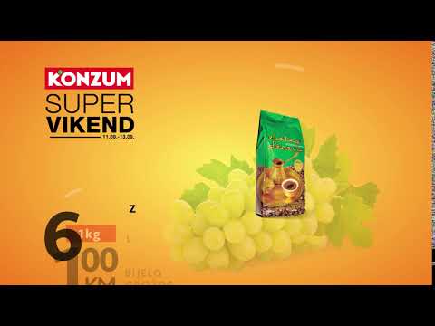 Super vikend akcija u Konzumu! 11.09.-13.09.2020.