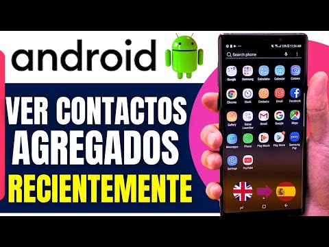 Como VER CONTACTOS AGREGADOS RECIENTEMENTE en Android (Paso a Paso 2026)