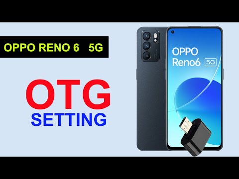 How to connect OTG in oppo reno 6 5G - Oppo reno 6 5G OTG setting - Oppo reno 6 OTG setting