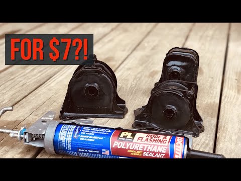 DIY How To Make Polyurethane Engine Mounts for $7!