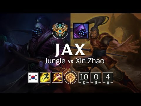 Jax Jungle vs Xin Zhao - KR Challenger Patch 8.9