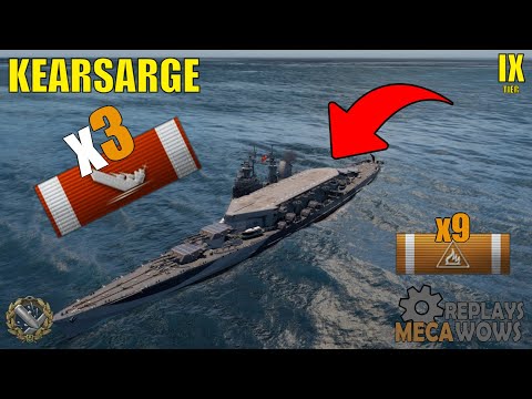 LAST HOPE FOR THE WIN Kearsarge 3 Kills | World of Warships Gameplay