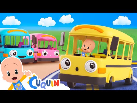 Las ruedas del bebé autobús  🚌 de Cleo y Cuquín Canciones infantiles