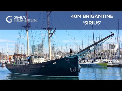 [OFF MARKET] 1918 40M BRIGANTINE 'Sirius' | Sailing Yacht for sale with Grabau International