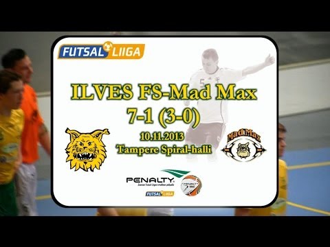 Ilves FS-Mad Max 7-1 (3-0) Futsal-Liiga 10.11.2013 maalikooste