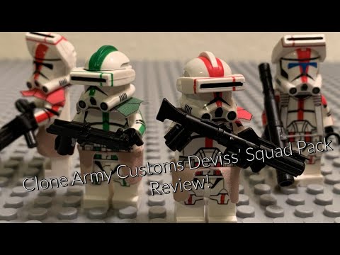 Clone Army Customs Squad Pack Review!