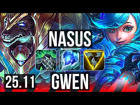 NASUS vs GWEN (TOP) | KR Master | 25.11