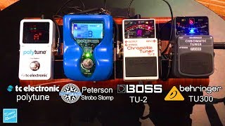 Video thumbnail for Pedal Tuner Shootout by Kennis Russell