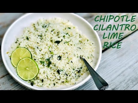 COPYCAT CHIPOTLE CILANTRO LIME RICE | Easy Cilantro Rice Pilaf