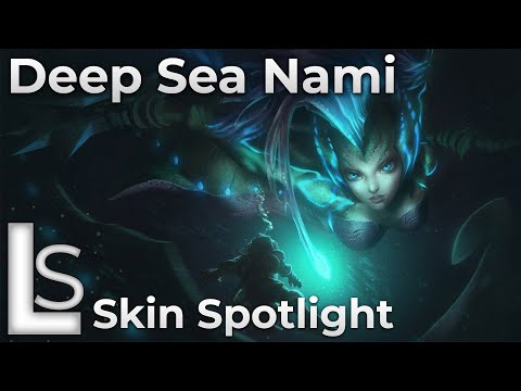 Deep Sea Nami - Skin Spotlight - Forgotten Depths - League of Legends - Patch 10.22.1