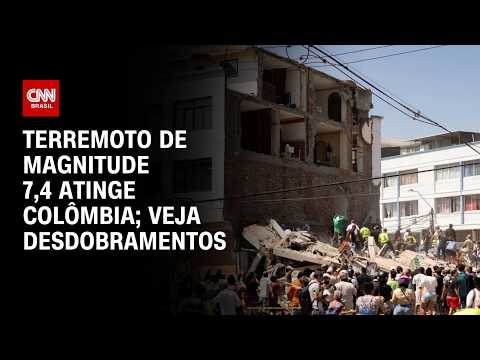 Terremoto de magnitude 7,4 atinge Colômbia e 5 capitais do país estão em alerta vermelho; entenda