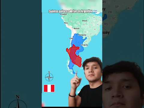 How many countries could fit in Argentina? #map #argentina #geography #flags #peru #colombia #flag